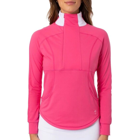 Golftini Sz Medium Quarter Zip Pullover AD64 - Picture 1 of 8